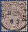 Hamburger Stadtpostmarke NDP 24 - DR Hamburg K1 1873