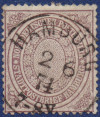 Hamburger Stadtpostmarke NDP 24 - Preussen K1 Hamburg Typ 1 1866
