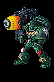 Plasmakanone der Dark Angels - Ein typisches Element der taktischen Trupps