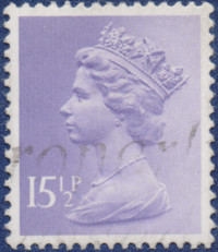 Machin Briefmarke.