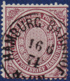 Hamburger Stadtpostmarke NDP 24 - Preussen K1 Hamburg Bahnhof 1867
